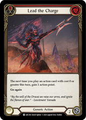 Lead the Charge (Red) [ARC209] Unlimited Edition Rainbow Foil | Shuffle n Cut Hobbies & Games