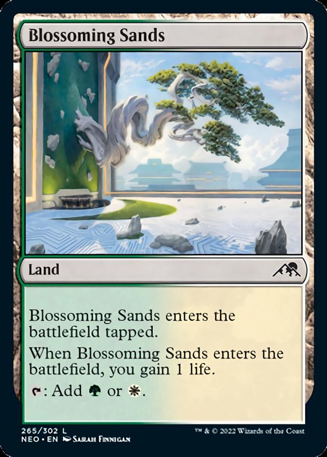 Blossoming Sands [Kamigawa: Neon Dynasty] | Shuffle n Cut Hobbies & Games