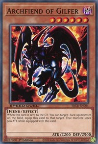 Archfiend of Gilfer [SBCB-EN004] Common | Shuffle n Cut Hobbies & Games