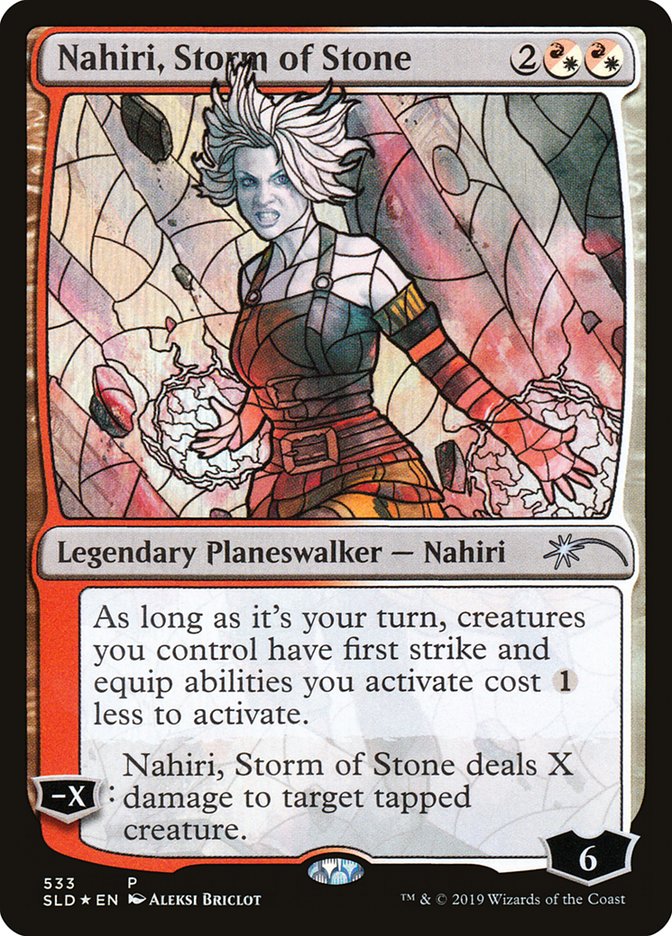 Nahiri, Storm of Stone (Stained Glass) [Secret Lair Drop Promos] | Shuffle n Cut Hobbies & Games