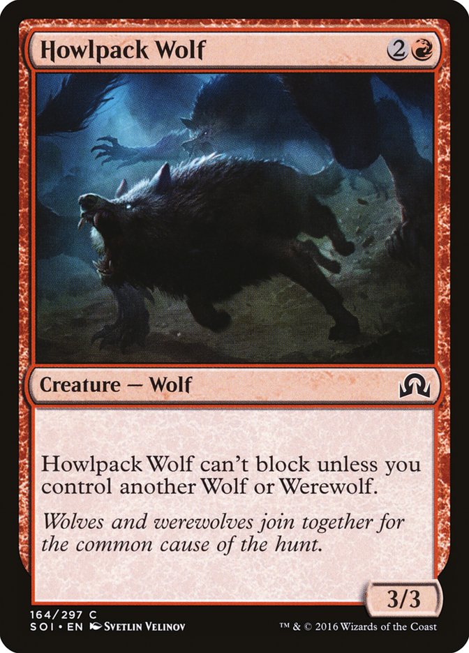 Howlpack Wolf [Shadows over Innistrad] | Shuffle n Cut Hobbies & Games