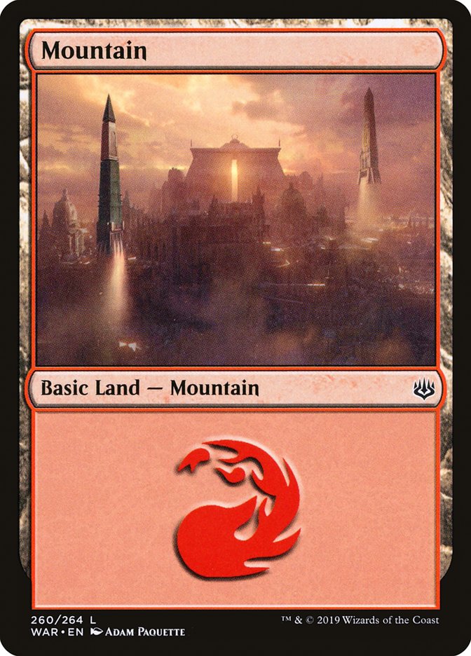 Mountain (260) [War of the Spark] | Shuffle n Cut Hobbies & Games