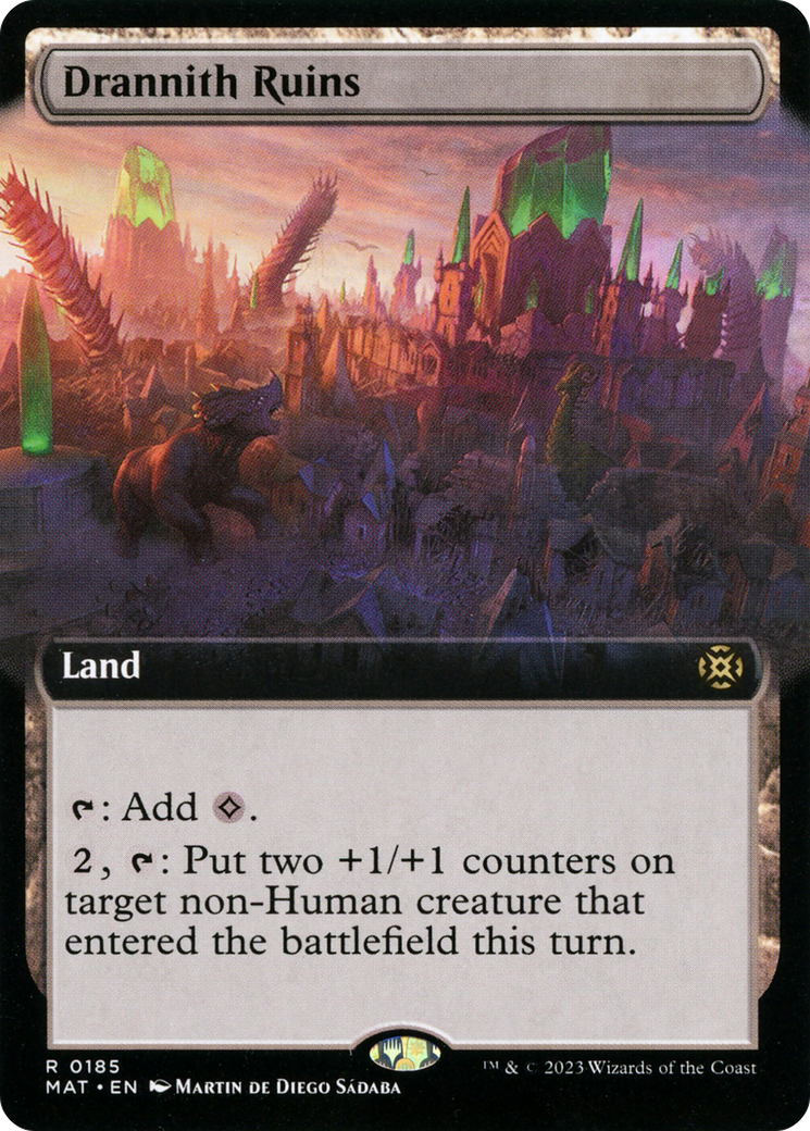 Drannith Ruins (Extended Art) [March of the Machine: The Aftermath] | Shuffle n Cut Hobbies & Games