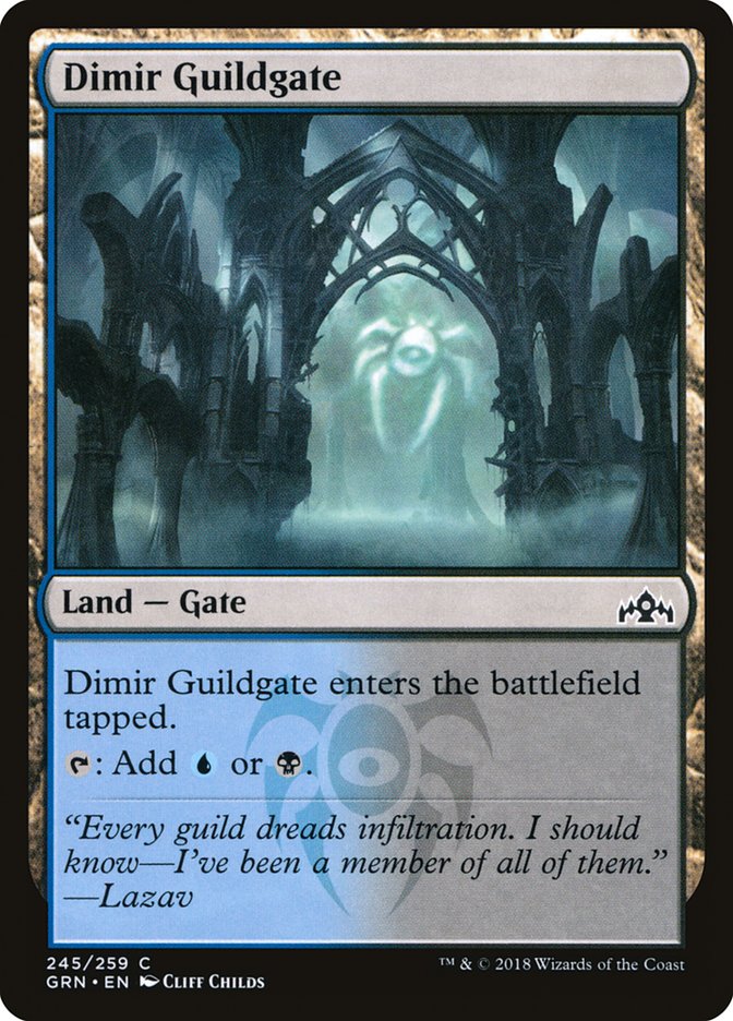 Dimir Guildgate (245/259) [Guilds of Ravnica] | Shuffle n Cut Hobbies & Games