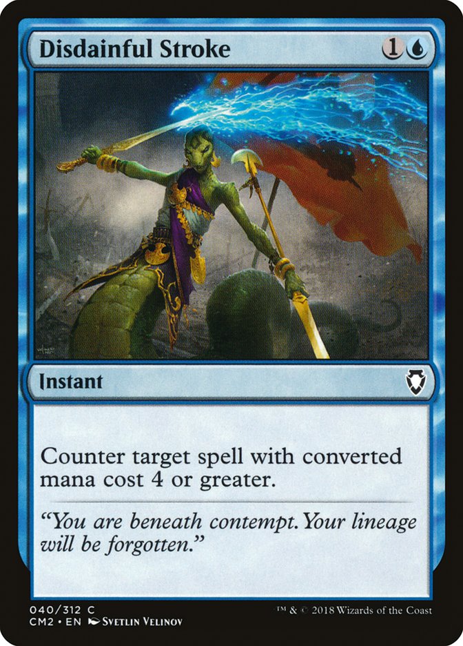 Disdainful Stroke [Commander Anthology Volume II] | Shuffle n Cut Hobbies & Games