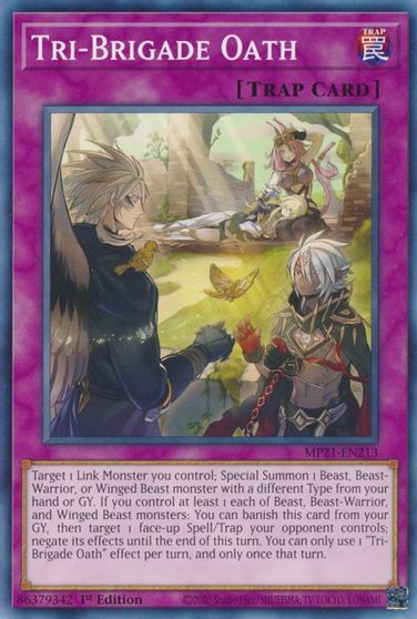 Tri-Brigade Oath [MP21-EN213] Common | Shuffle n Cut Hobbies & Games