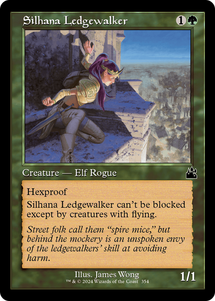 Silhana Ledgewalker (Retro Frame) [Ravnica Remastered] | Shuffle n Cut Hobbies & Games