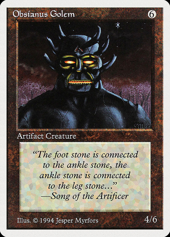 Obsianus Golem [Summer Magic / Edgar] | Shuffle n Cut Hobbies & Games