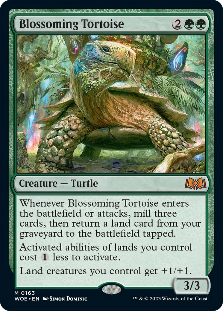 Blossoming Tortoise [Wilds of Eldraine] | Shuffle n Cut Hobbies & Games
