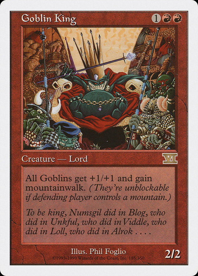 Goblin King [Classic Sixth Edition] | Shuffle n Cut Hobbies & Games