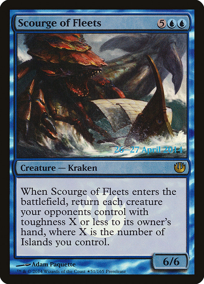 Scourge of Fleets [Journey into Nyx Prerelease Promos] | Shuffle n Cut Hobbies & Games