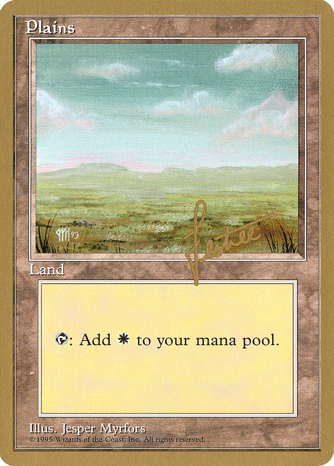 Plains (bl364) (Bertrand Lestree) [Pro Tour Collector Set] | Shuffle n Cut Hobbies & Games