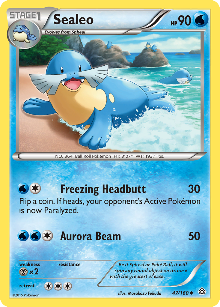 Sealeo (47/160) [XY: Primal Clash] | Shuffle n Cut Hobbies & Games