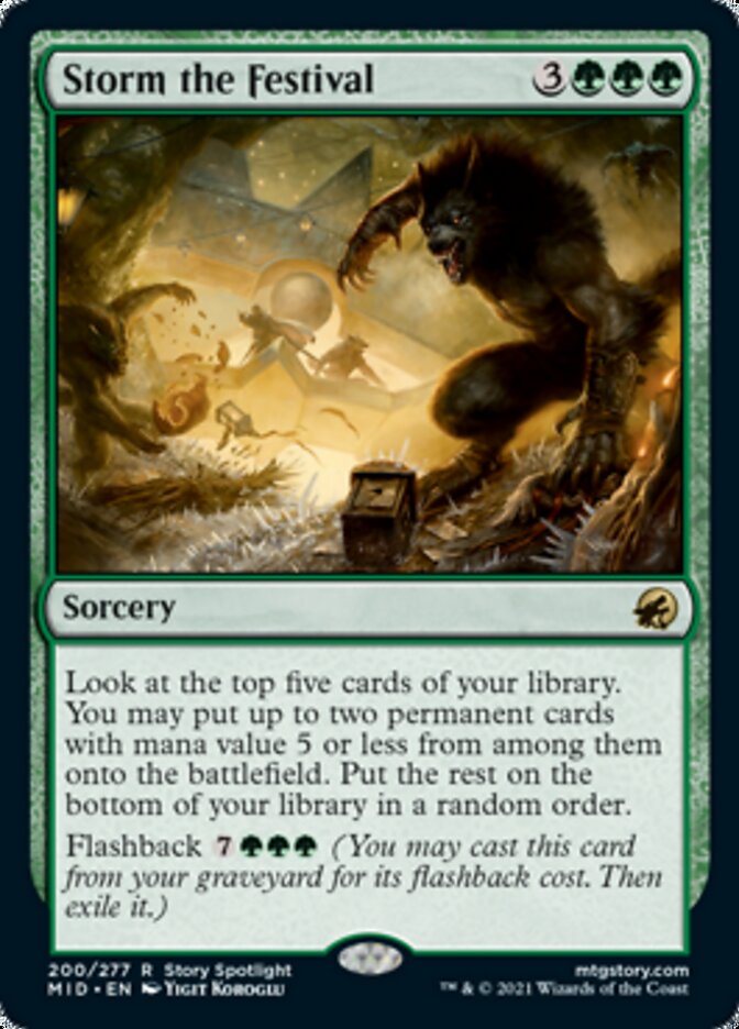 Storm the Festival [Innistrad: Midnight Hunt] | Shuffle n Cut Hobbies & Games