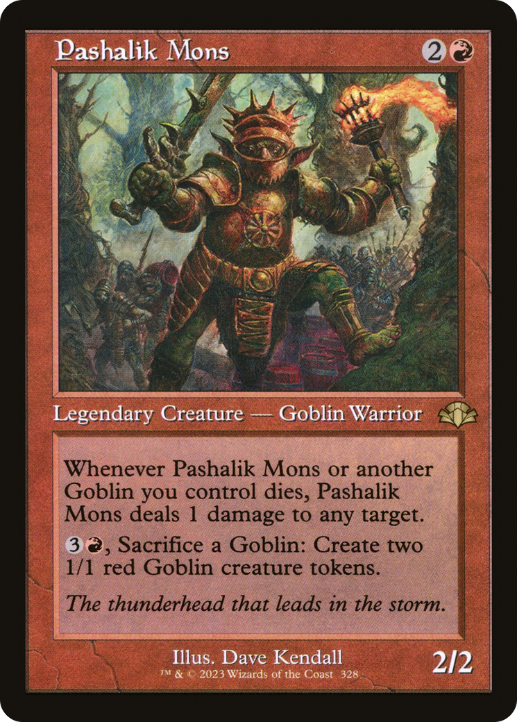 Pashalik Mons (Retro) [Dominaria Remastered] | Shuffle n Cut Hobbies & Games