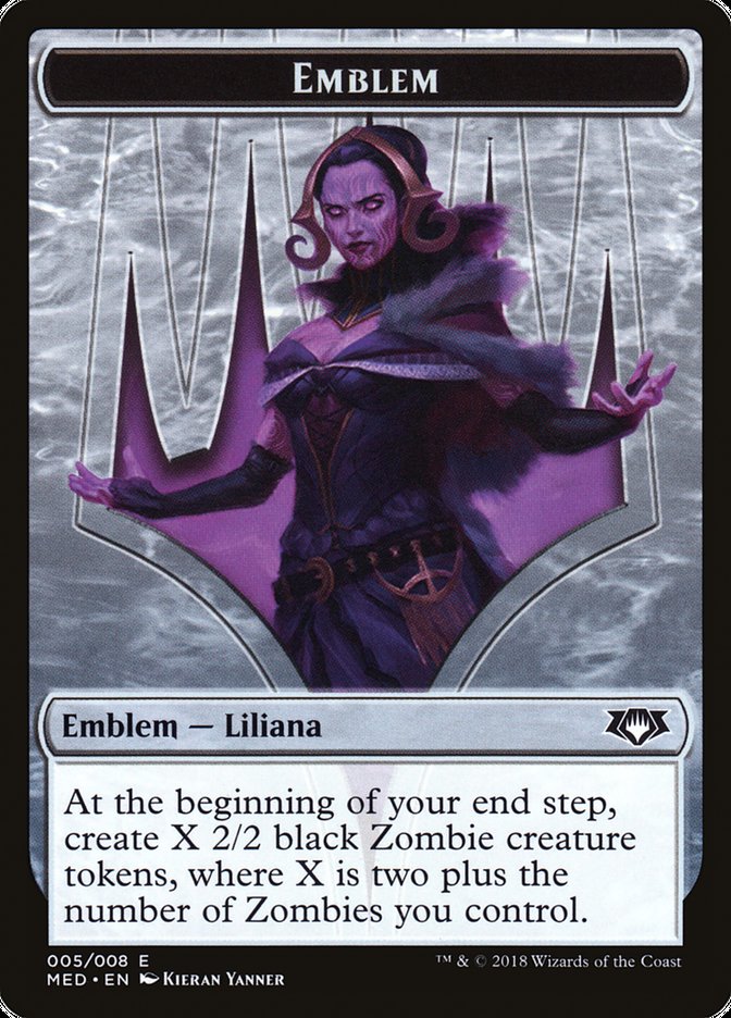 Liliana, the Last Hope Emblem [Mythic Edition Tokens] | Shuffle n Cut Hobbies & Games