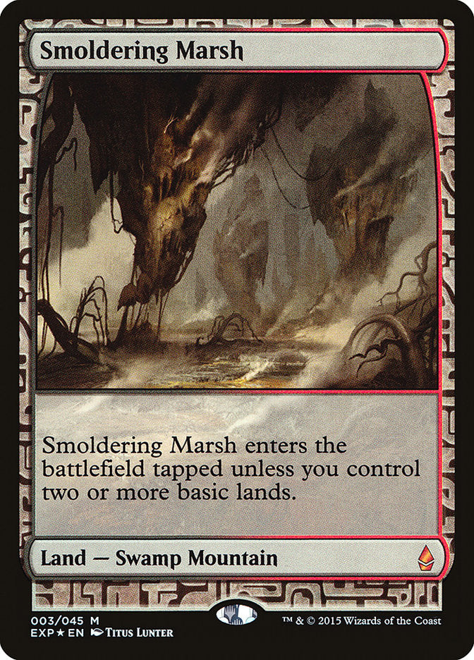 Smoldering Marsh [Zendikar Expeditions] | Shuffle n Cut Hobbies & Games