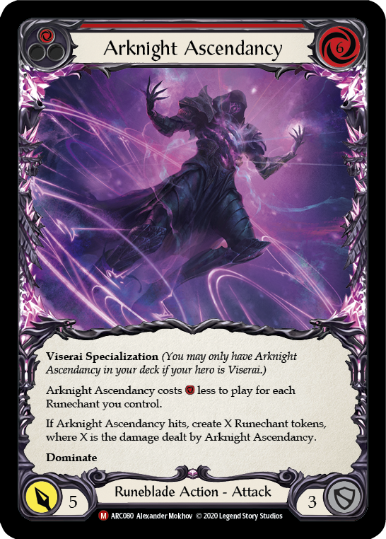 Arknight Ascendancy [ARC080] Unlimited Edition Rainbow Foil | Shuffle n Cut Hobbies & Games