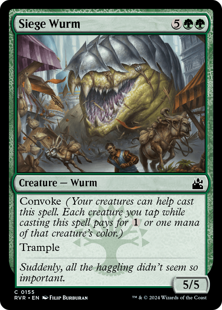 Siege Wurm [Ravnica Remastered] | Shuffle n Cut Hobbies & Games