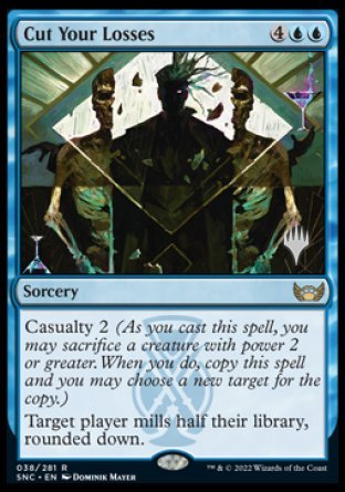 Cut Your Losses (Promo Pack) [Streets of New Capenna Promos] | Shuffle n Cut Hobbies & Games