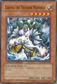 Zaborg the Thunder Monarch [GLD2-EN006] Common | Shuffle n Cut Hobbies & Games