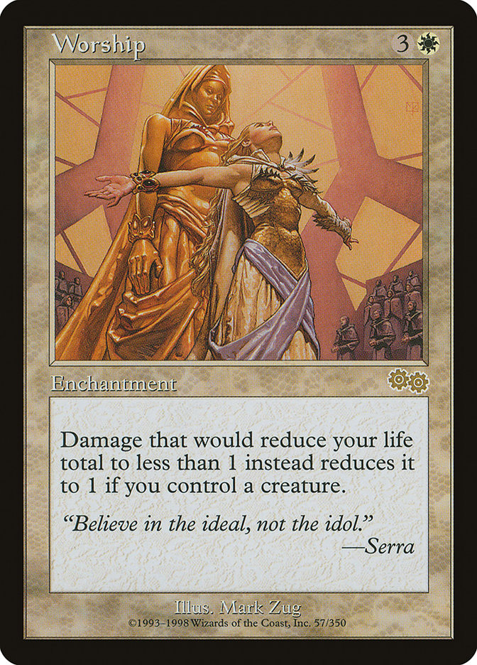 Worship [Urza's Saga] | Shuffle n Cut Hobbies & Games