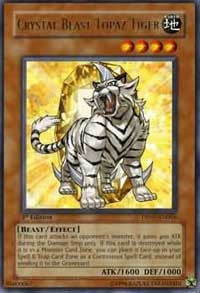 Crystal Beast Topaz Tiger [DP07-EN004] Rare | Shuffle n Cut Hobbies & Games