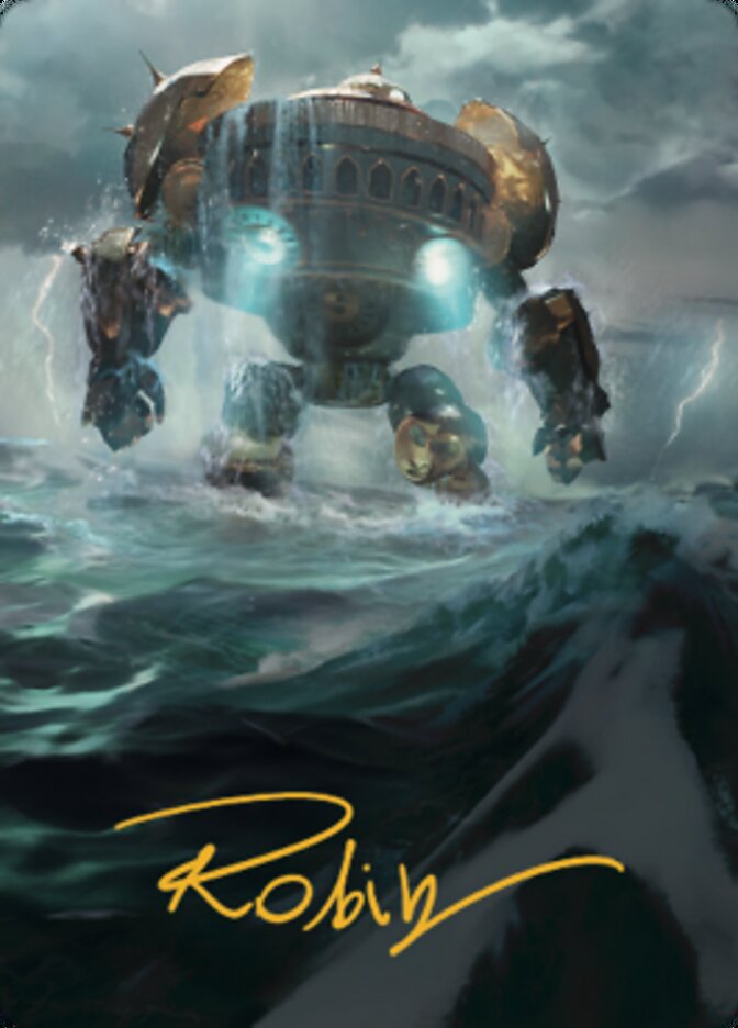 Island Art Card (Gold-Stamped Signature) [The Brothers' War Art Series] | Shuffle n Cut Hobbies & Games