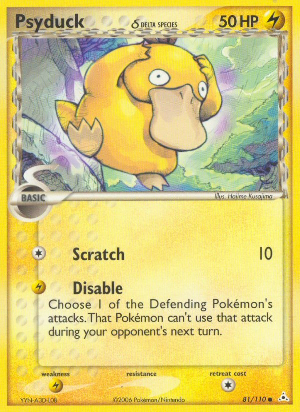 Psyduck (81/110) (Delta Species) [EX: Holon Phantoms] | Shuffle n Cut Hobbies & Games