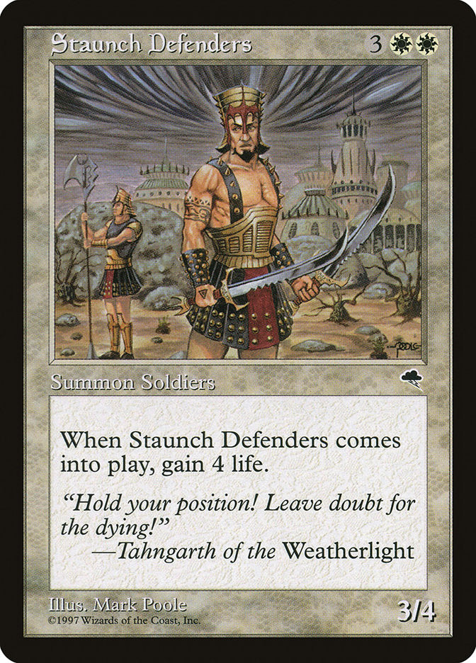Staunch Defenders [Tempest] | Shuffle n Cut Hobbies & Games