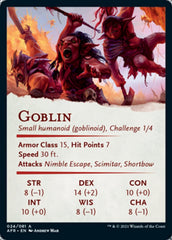 Goblin Art Card [Dungeons & Dragons: Adventures in the Forgotten Realms Art Series] | Shuffle n Cut Hobbies & Games