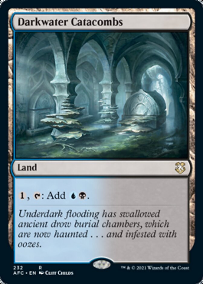 Darkwater Catacombs [Dungeons & Dragons: Adventures in the Forgotten Realms Commander] | Shuffle n Cut Hobbies & Games