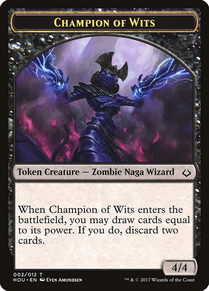 Champion of Wits Token [Hour of Devastation Tokens] | Shuffle n Cut Hobbies & Games