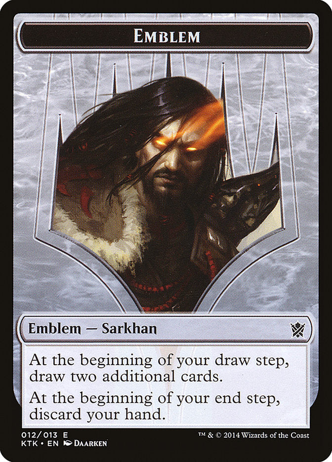 Sarkhan, the Dragonspeaker Emblem [Khans of Tarkir Tokens] | Shuffle n Cut Hobbies & Games