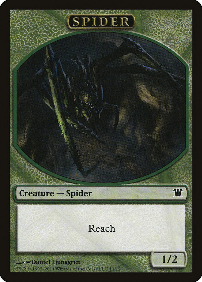 Spider Token [Innistrad Tokens] | Shuffle n Cut Hobbies & Games