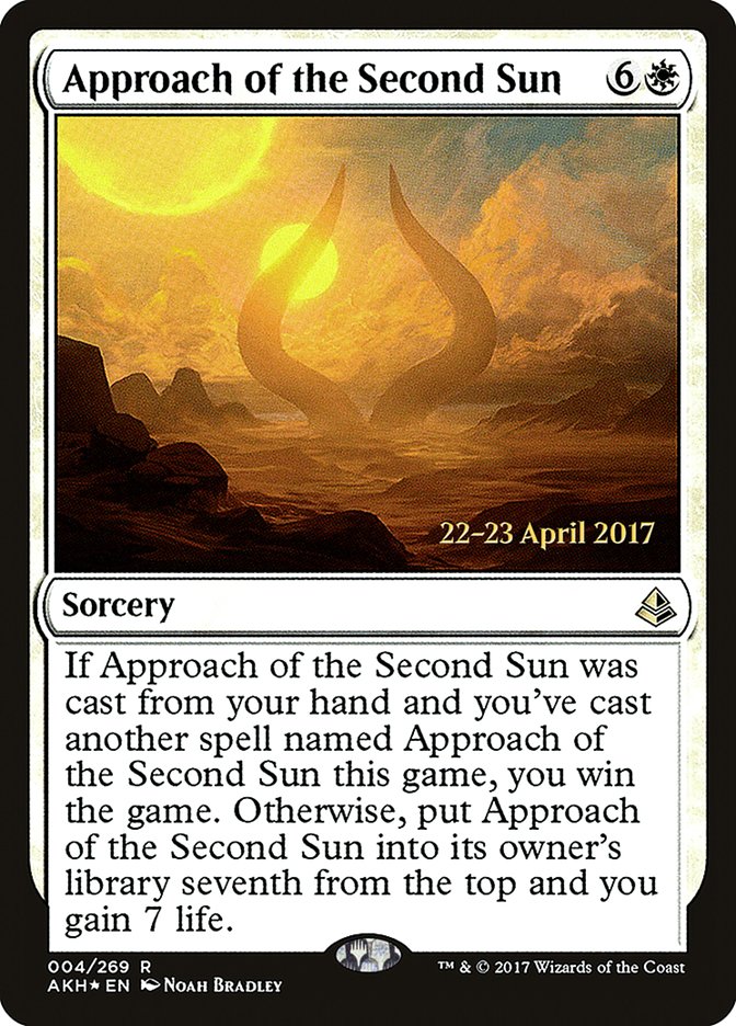 Approach of the Second Sun [Amonkhet Prerelease Promos] | Shuffle n Cut Hobbies & Games