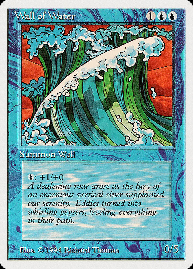 Wall of Water [Summer Magic / Edgar] | Shuffle n Cut Hobbies & Games