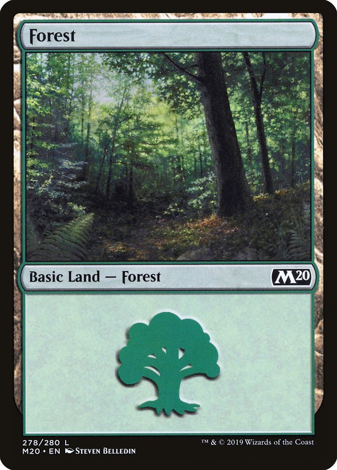 Forest (278) [Core Set 2020] | Shuffle n Cut Hobbies & Games