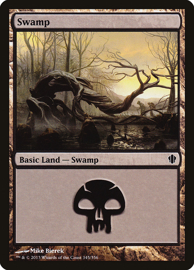 Swamp (345) [Commander 2013] | Shuffle n Cut Hobbies & Games