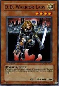 D.D. Warrior Lady [SDDE-EN010] Common | Shuffle n Cut Hobbies & Games