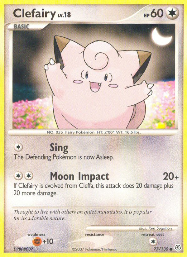 Clefairy (77/130) [Diamond & Pearl: Base Set] | Shuffle n Cut Hobbies & Games