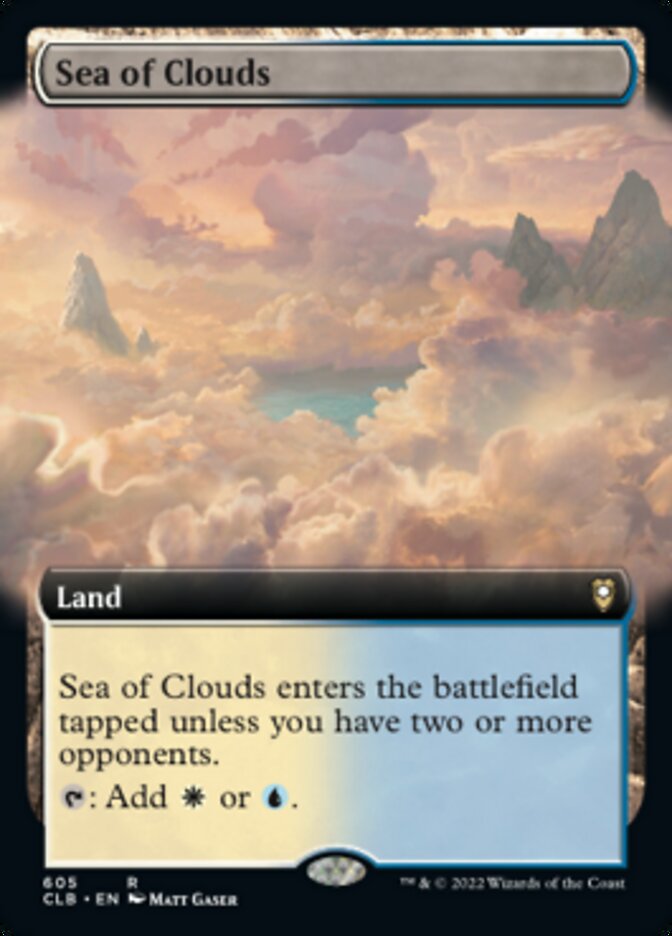 Sea of Clouds (Extended Art) [Commander Legends: Battle for Baldur's Gate] | Shuffle n Cut Hobbies & Games