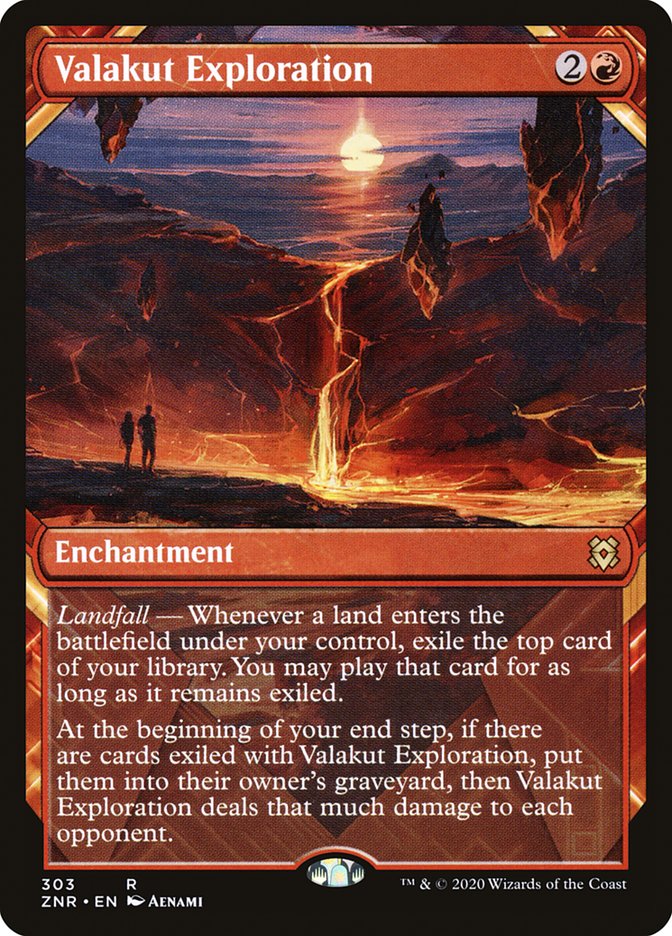 Valakut Exploration (Showcase) [Zendikar Rising] | Shuffle n Cut Hobbies & Games