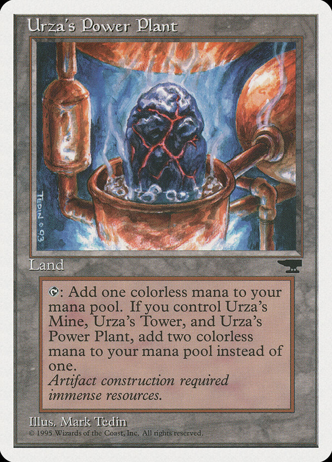 Urza's Power Plant (Boiling Rock) [Chronicles] | Shuffle n Cut Hobbies & Games