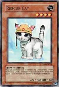 Rescue Cat [TU01-EN008] Rare | Shuffle n Cut Hobbies & Games