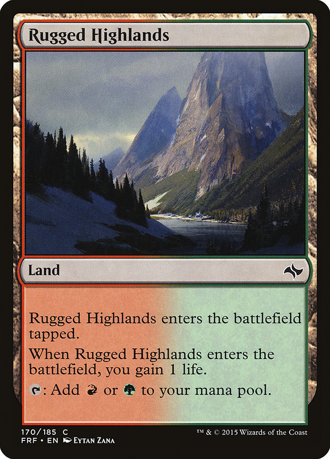 Rugged Highlands [Fate Reforged] | Shuffle n Cut Hobbies & Games