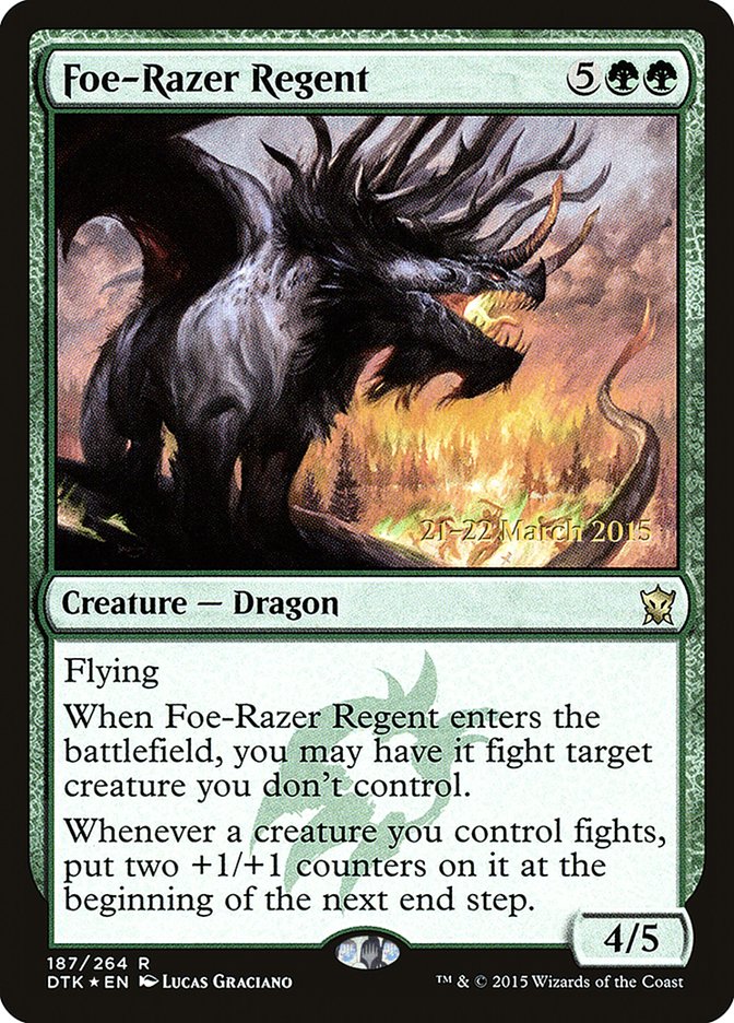 Foe-Razer Regent [Dragons of Tarkir Prerelease Promos] | Shuffle n Cut Hobbies & Games