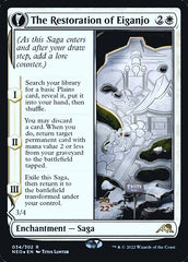 The Restoration of Eiganjo // Architect of Restoration [Kamigawa: Neon Dynasty Prerelease Promos] | Shuffle n Cut Hobbies & Games