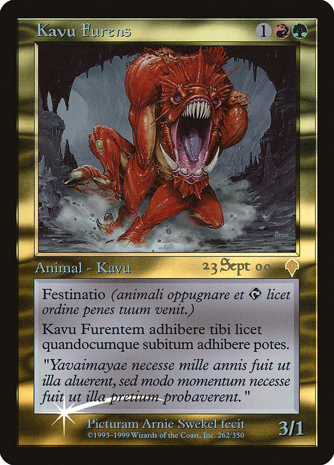 Raging Kavu [Invasion Promos] | Shuffle n Cut Hobbies & Games