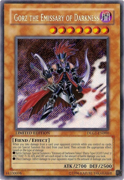 Gorz the Emissary of Darkness [DLG1-EN000] Secret Rare | Shuffle n Cut Hobbies & Games